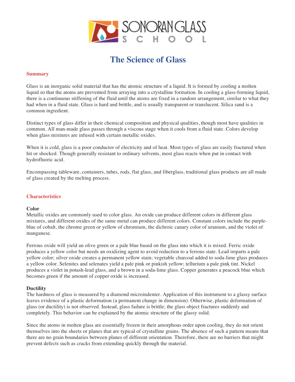 The-Science-Of-Glass.Pdf