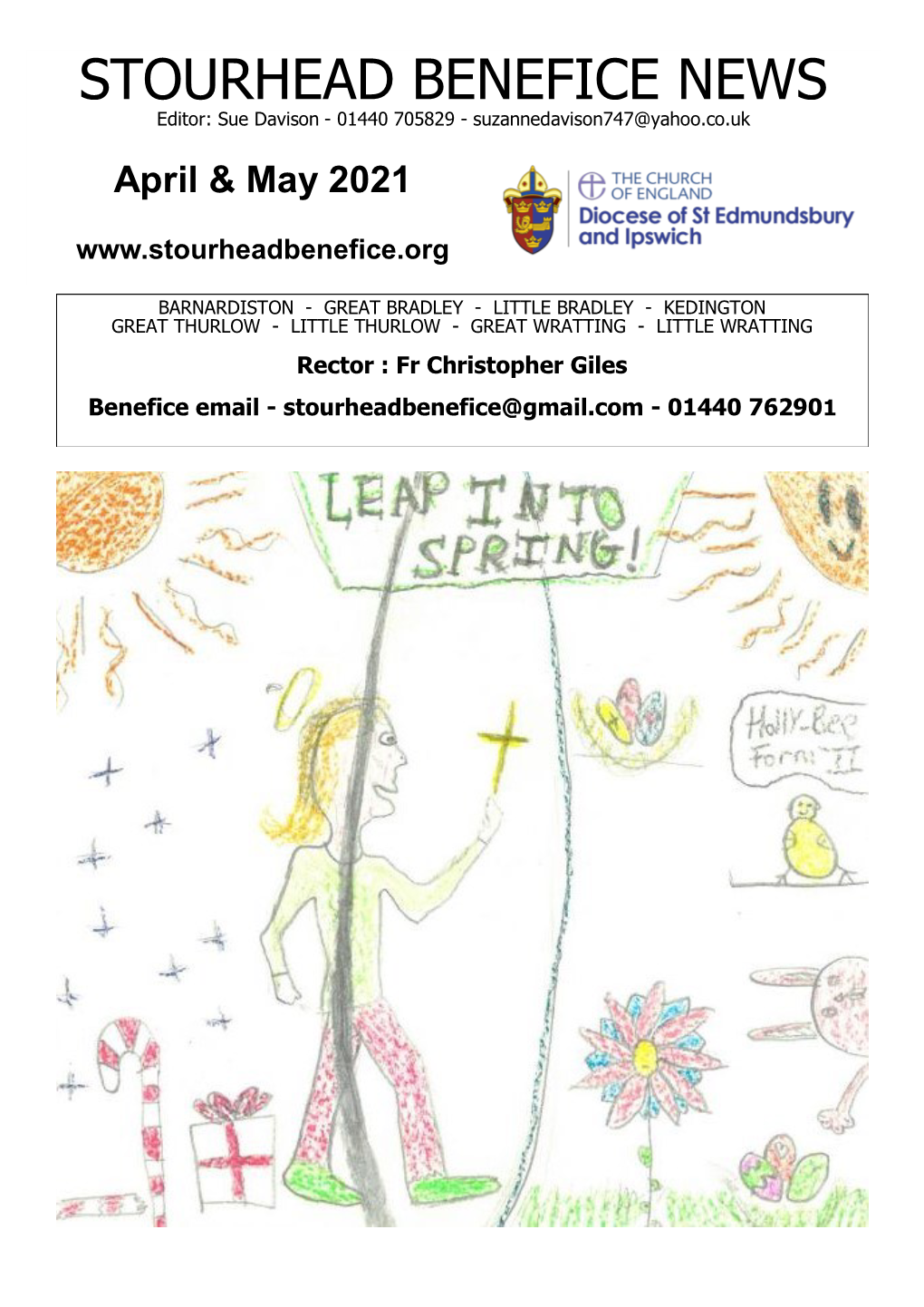 STOURHEAD BENEFICE NEWS Editor: Sue Davison - 01440 705829 - Suzannedavison747@Yahoo.Co.Uk