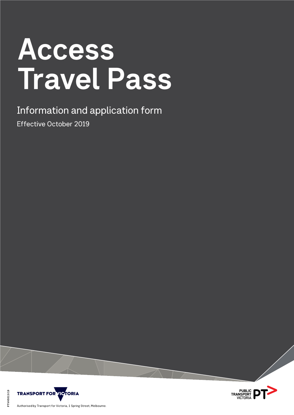 Access Travel Pass Application Form