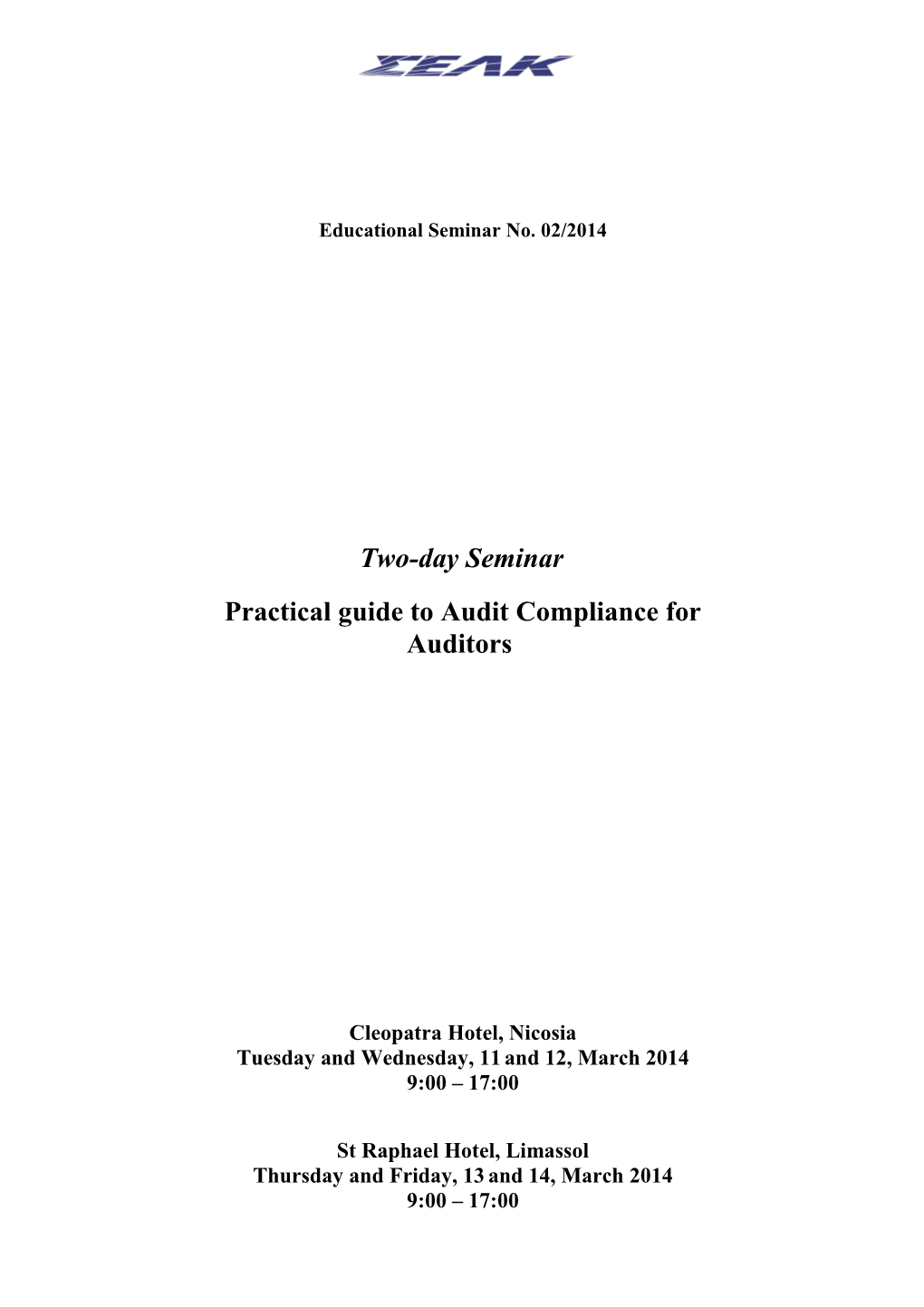 Practical Guide to Audit Compliance For