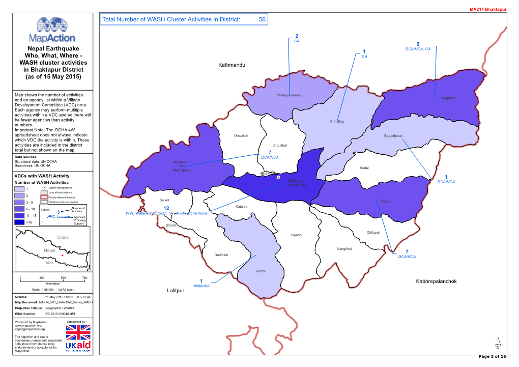 Nepal Earthquake Who, What, Where