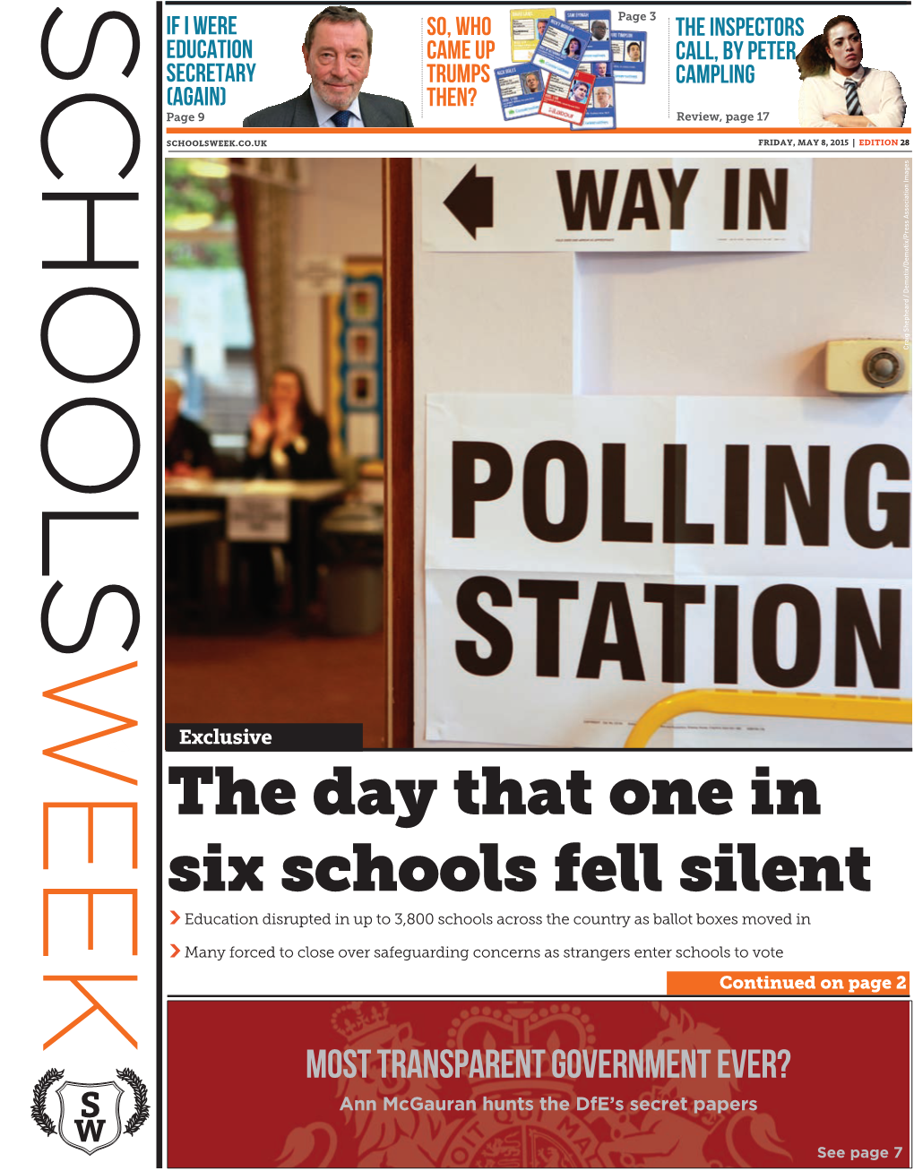 The Day That One in Six Schools Fell Silent