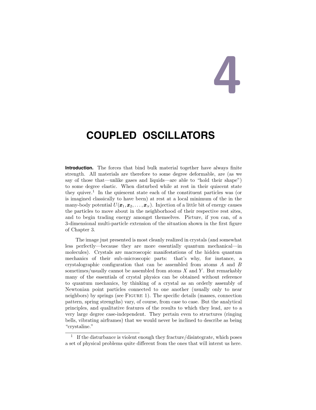 Coupled Oscillators