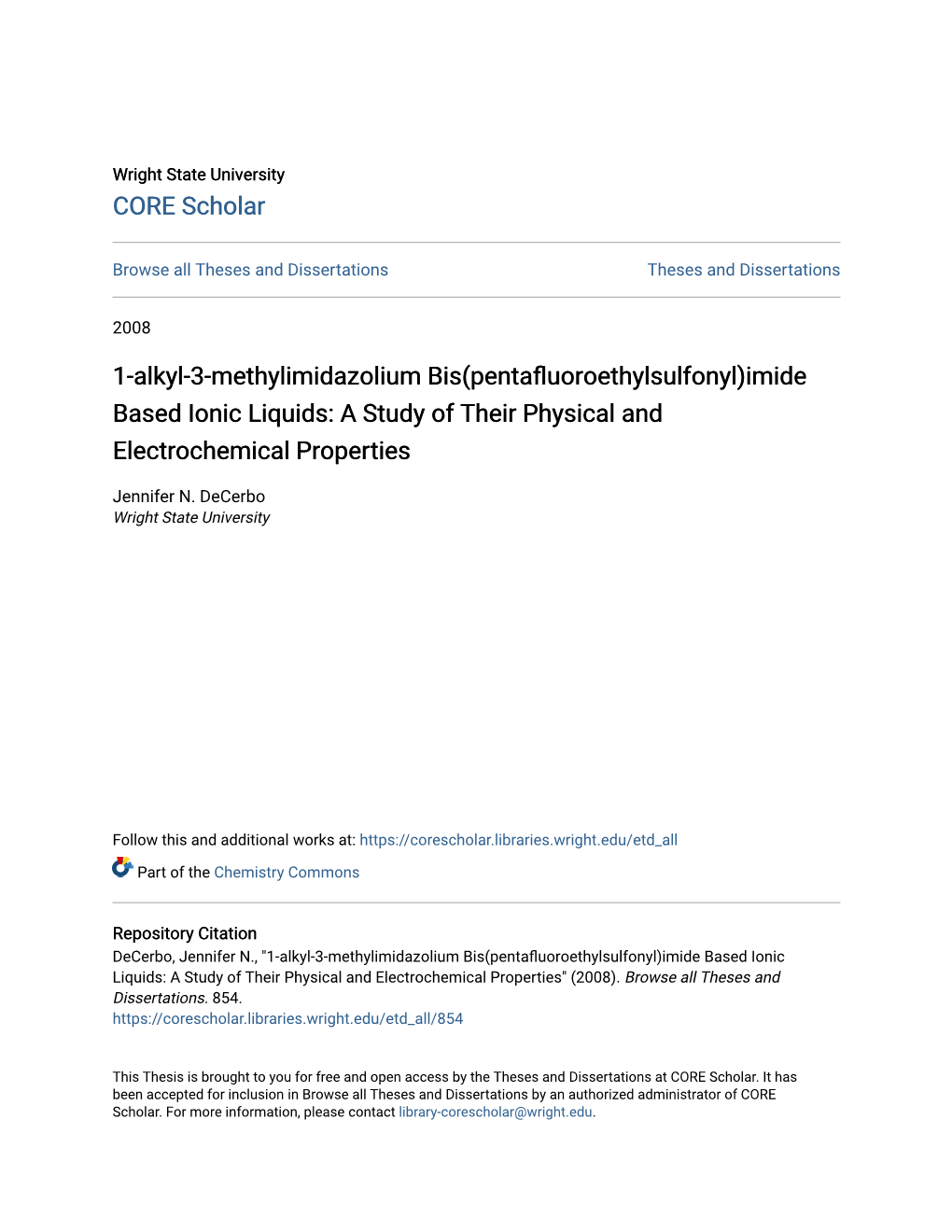 1-Alkyl-3-Methylimidazolium Bis(Pentafluoroethylsulfonyl)Imide Based Ionic Liquids: a Study of Their Physical and Electrochemical Properties