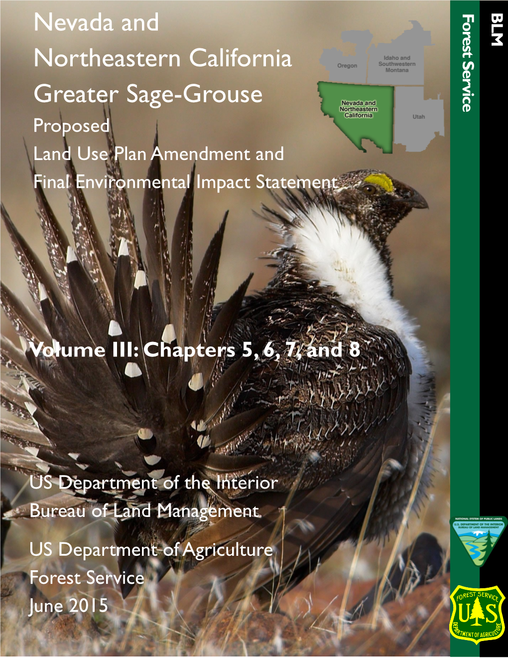 Nevada and Northeastern California Greater Sage-Grouse Proposed LUPA/Final EIS 5-I Table of Contents