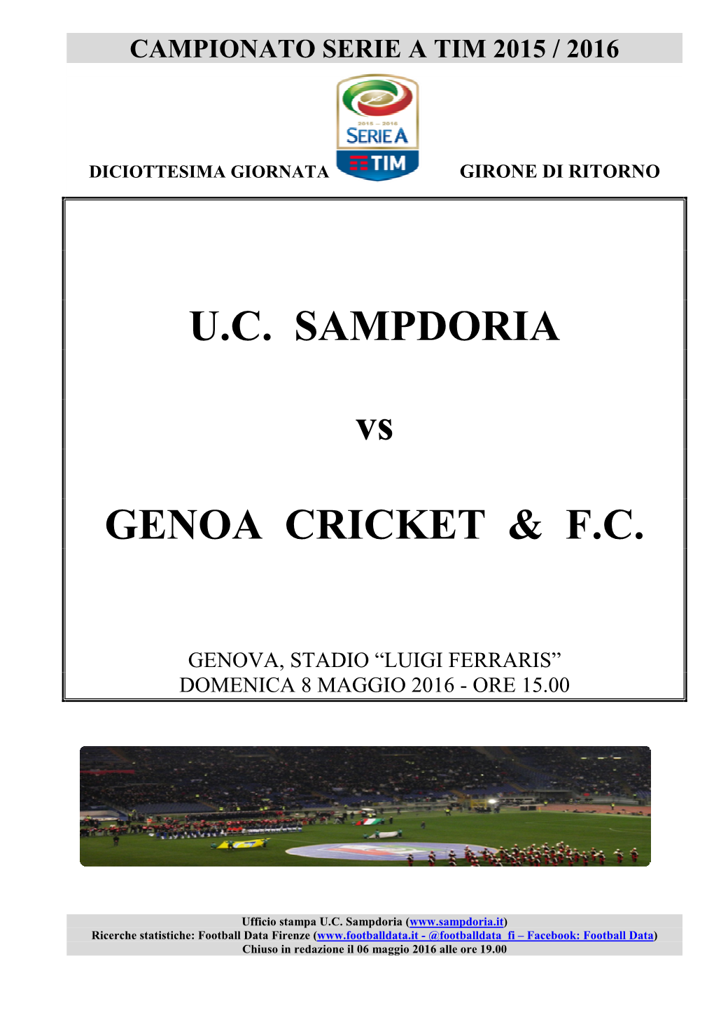 Sampdoria-Genoa