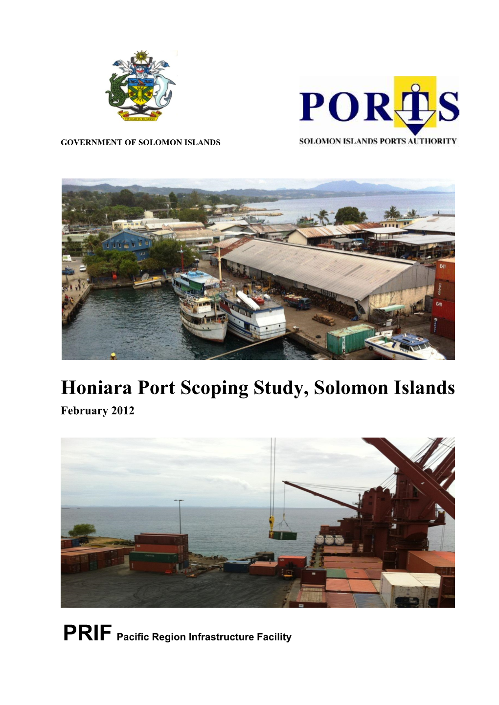 Honiara Port Scoping Study, Solomon Islands February 2012