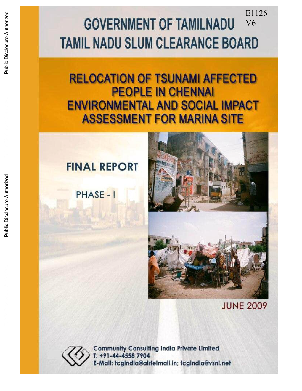 Organisation Structure of Tamilnadu Slum Clearance Board