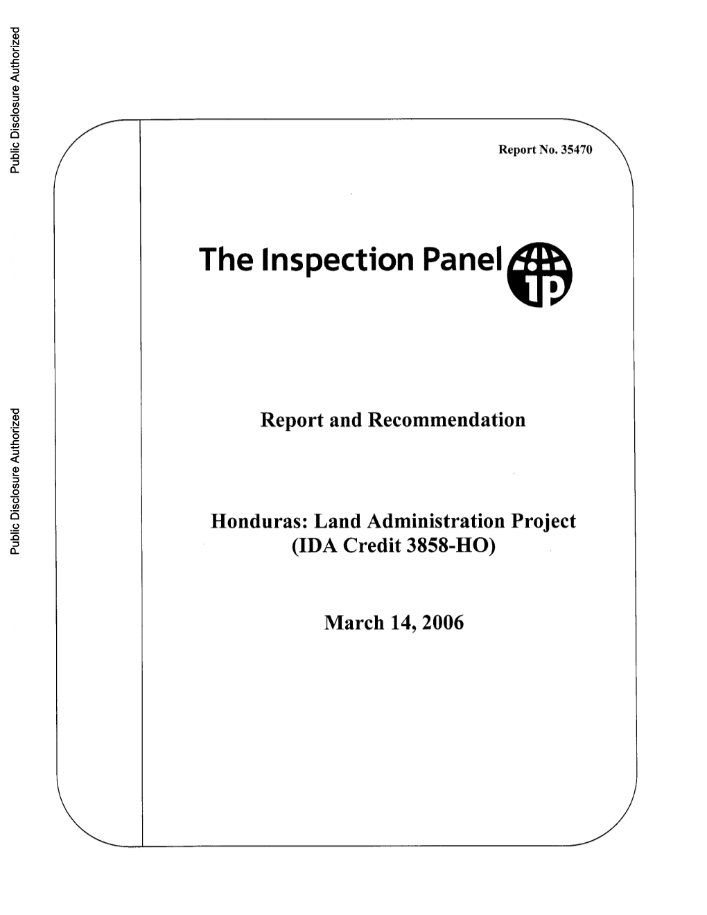 World Bank Document