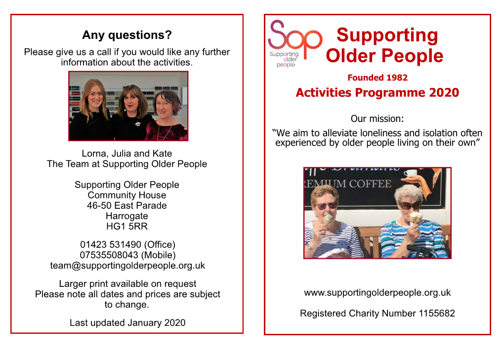 Supporting Older People