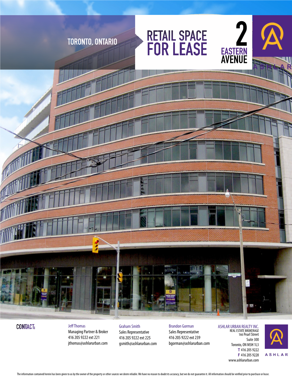 For Lease Eastern2 Avenue