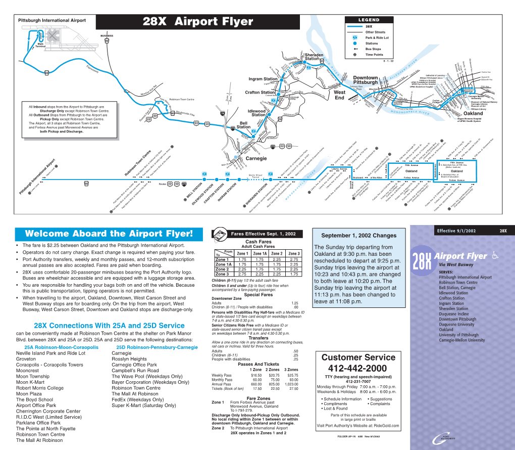 28X Airport Flyer LEGEND 28X Other Streets BUSINESSBUSINESS Park & Ride Lot 60 Main Stations Terminal Bus Stops N E