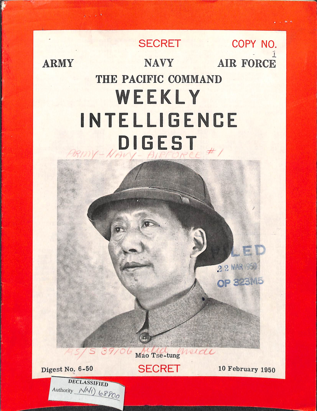 Weekly Intelligence Digest 10 Feb 1950