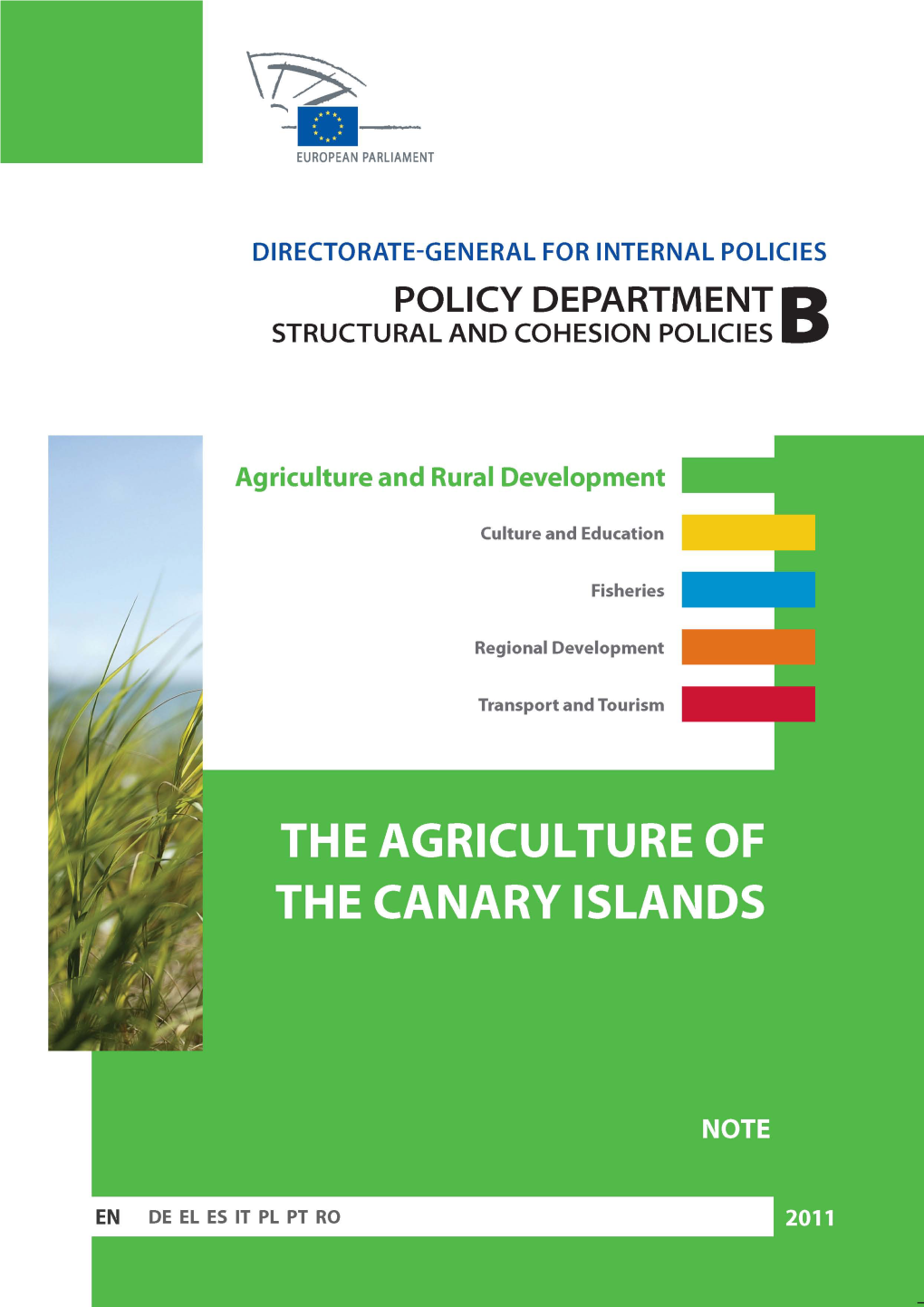 The Agriculture of the Canary Islands Note