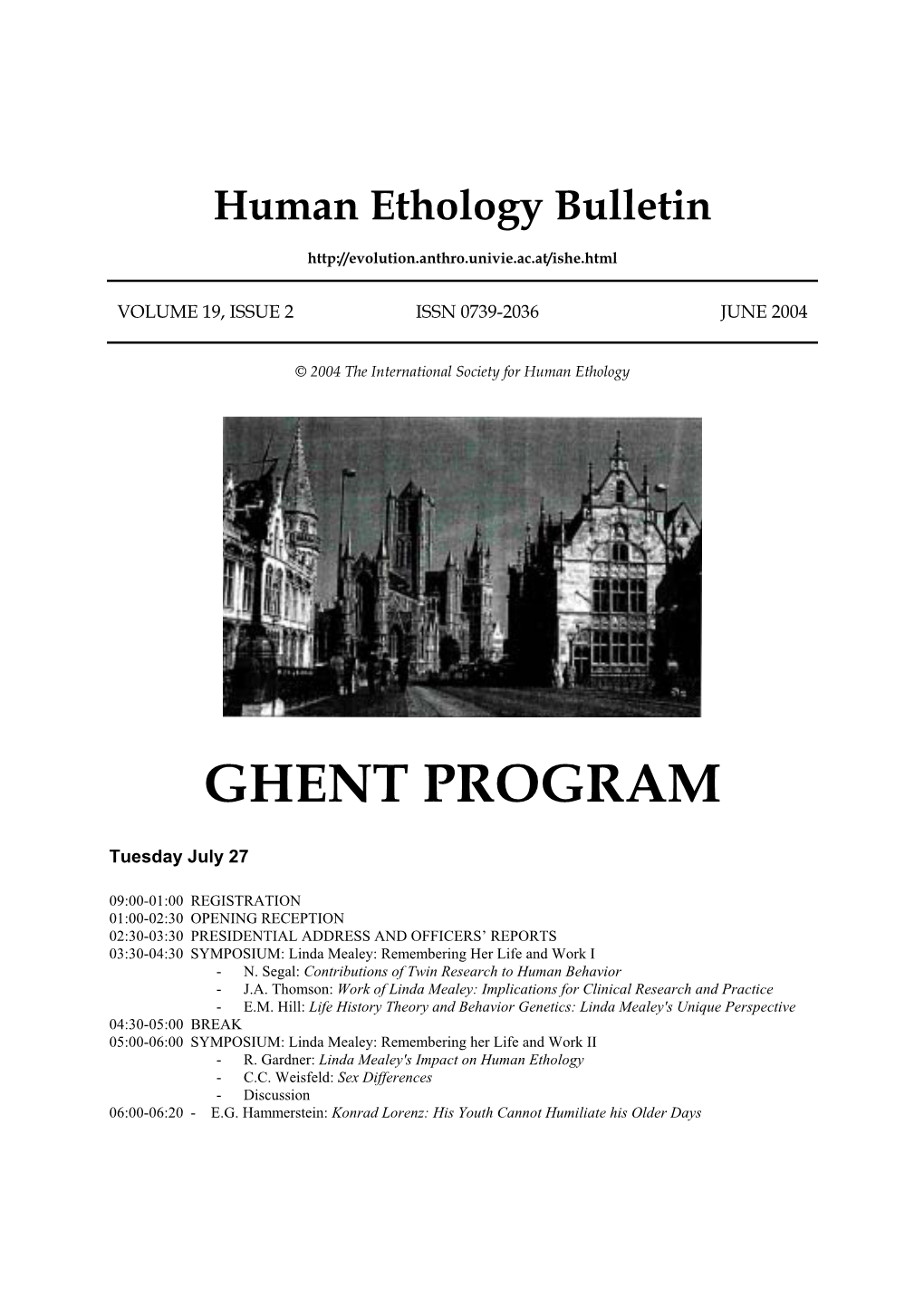 Ghent Program