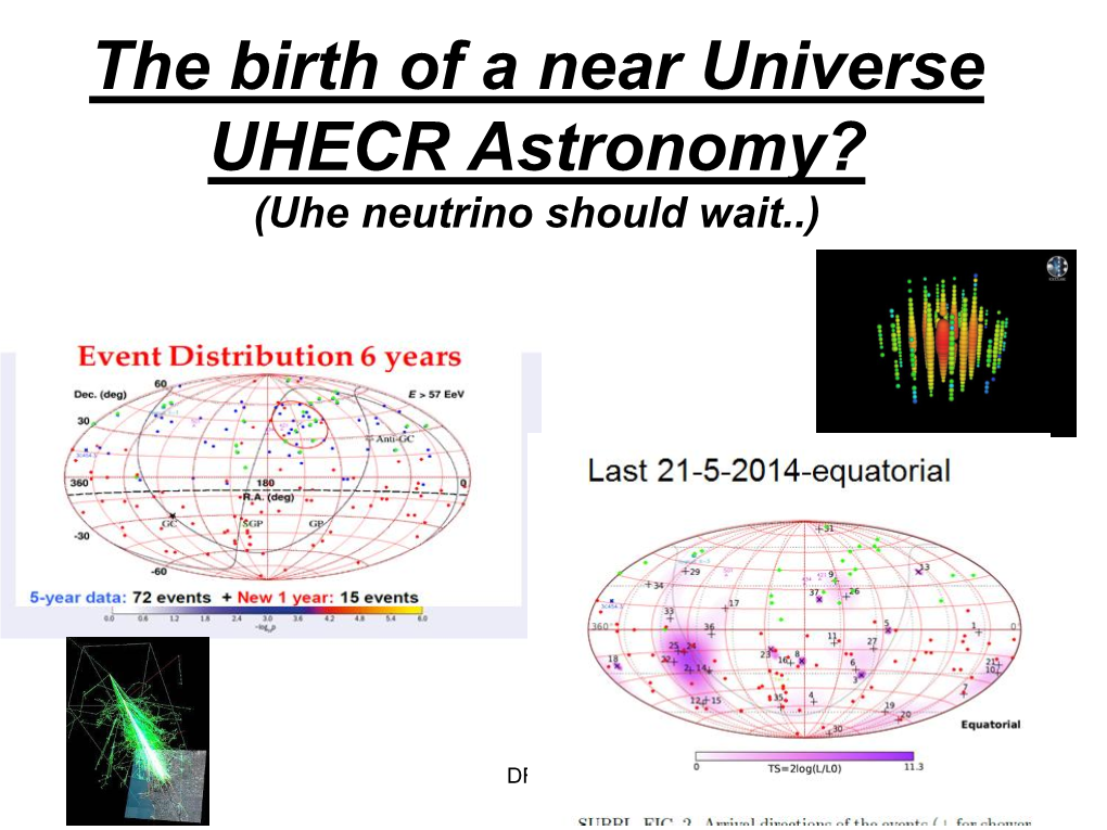 The Birth Og Highest Energy Neutrino Astronomy?