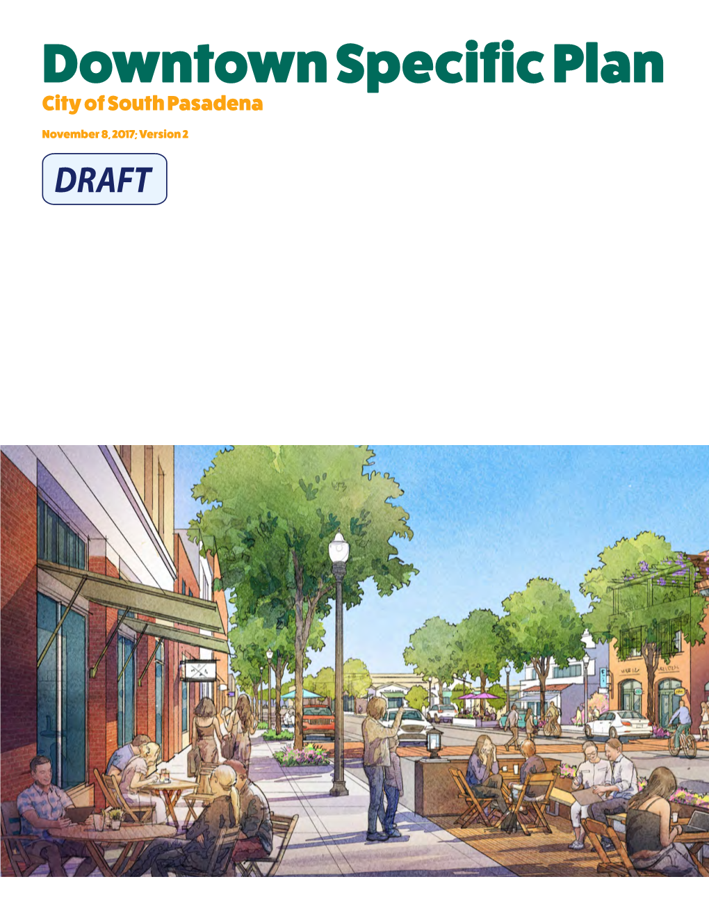 Downtown Specific Plan City of South Pasadena