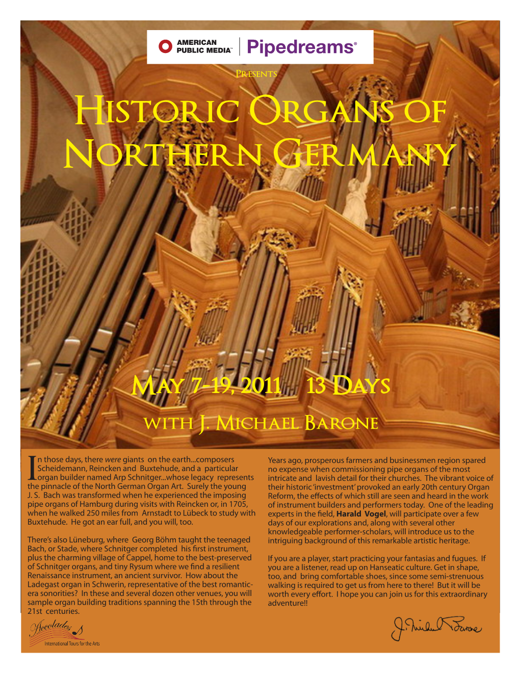 Historic Organs of Northern Germany