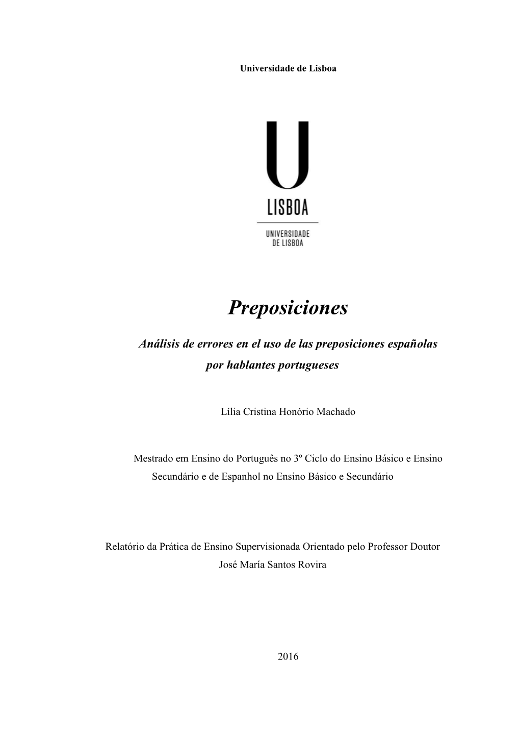 Preposiciones