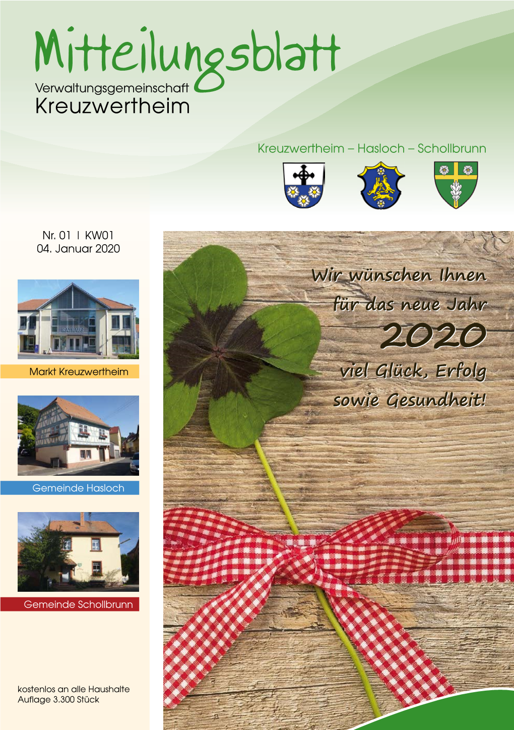 Mitteilungsblatt Verwaltungsgemeinschaft Kreuzwertheim