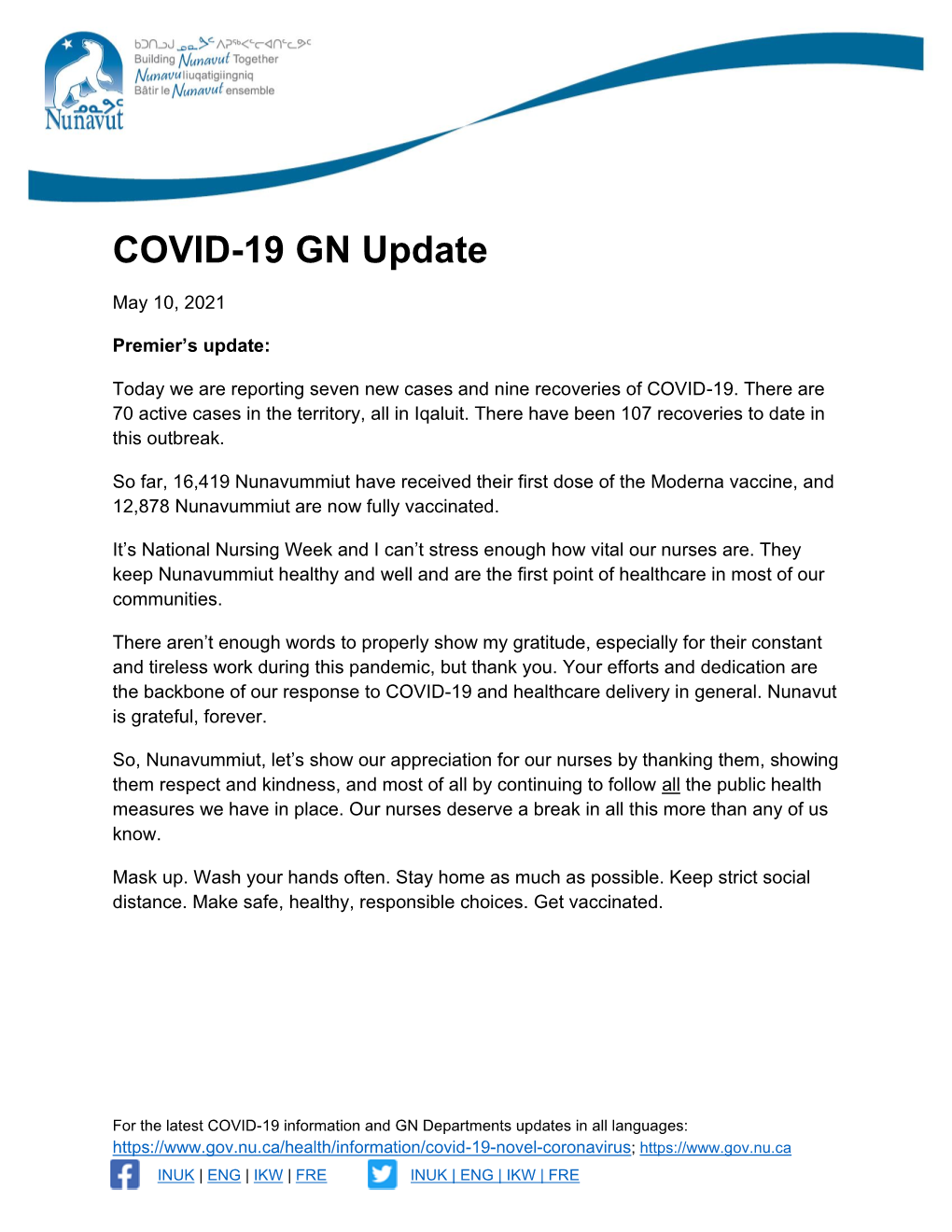 COVID-19 GN Update