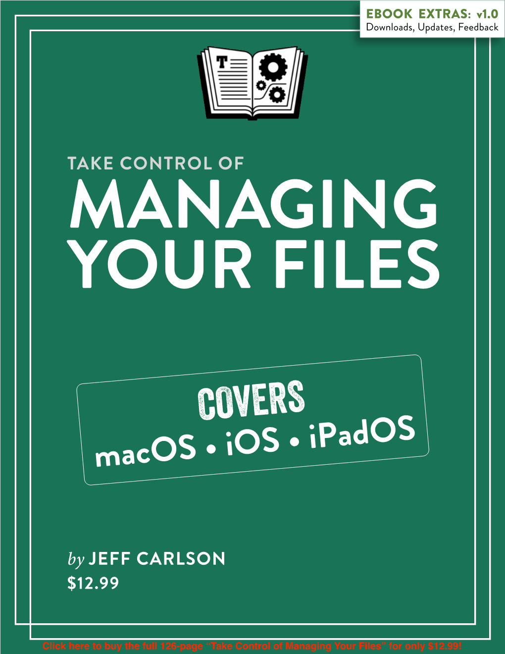 Take Control of Managing Your Files (1.0) SAMPLE