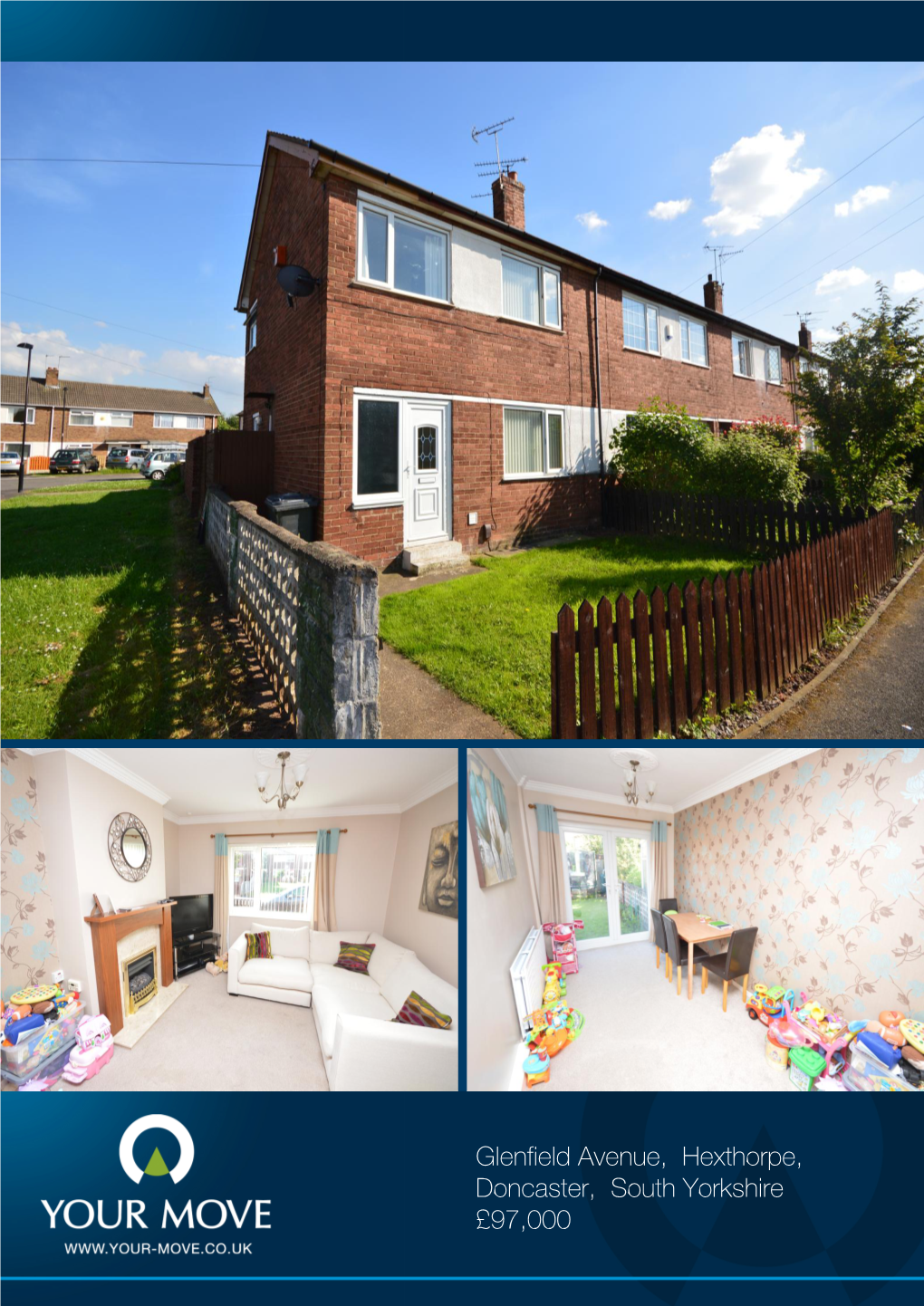 Glenfield Avenue, Hexthorpe, Doncaster, South Yorkshire £97,000 Glenfield Avenue, Hexthorpe, Doncaster, South Yorkshire