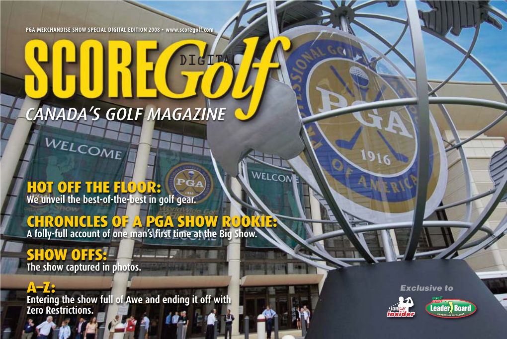 PGA Merchandise Show Special Edition 2008