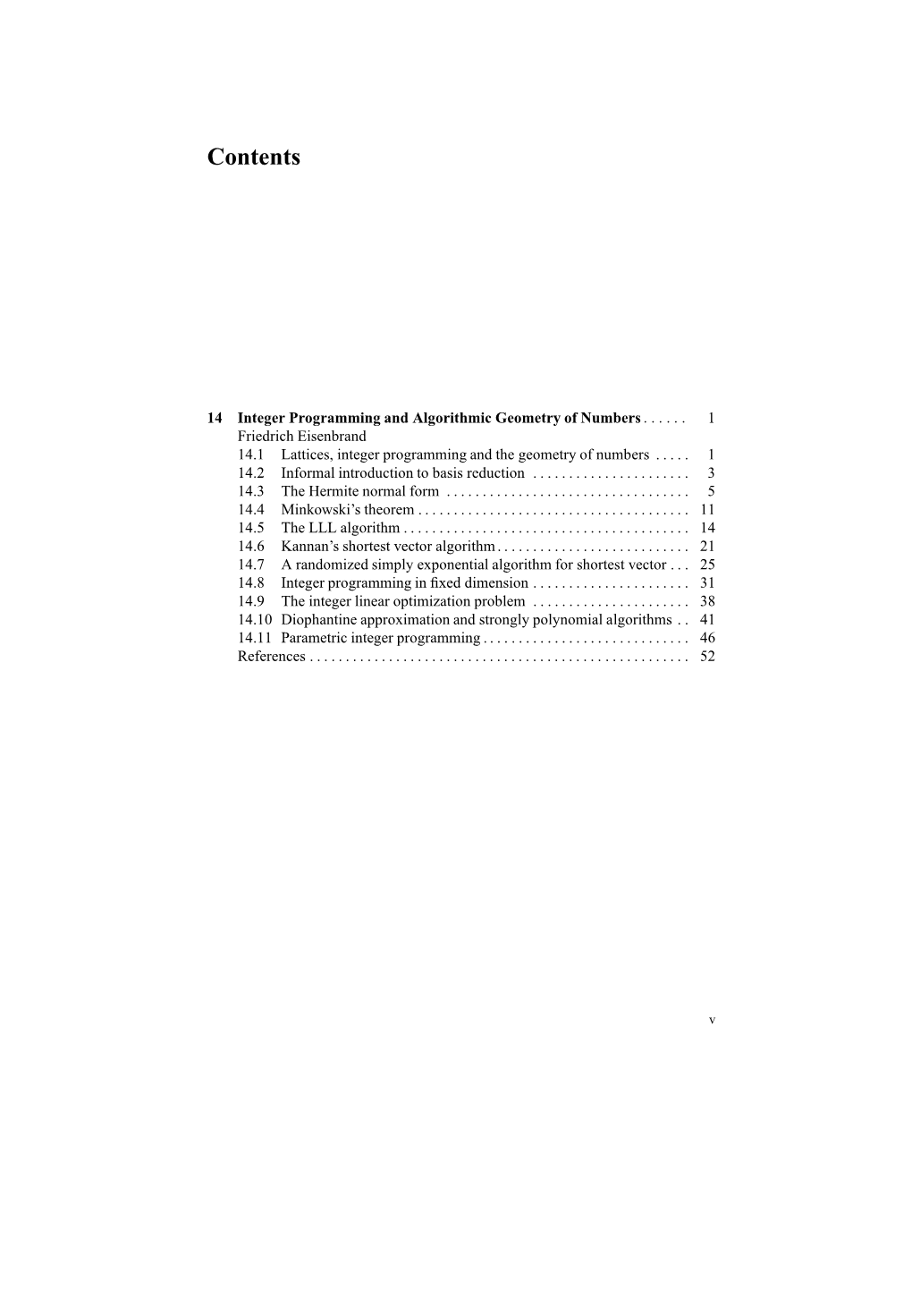 Integer Programming and Algorithmic Geometry of Numbers