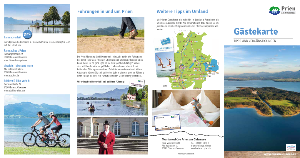 Gästekarte Gilt Weiterhin Im Landkreis Rosenheim Als Chiemsee Alpenland CARD
