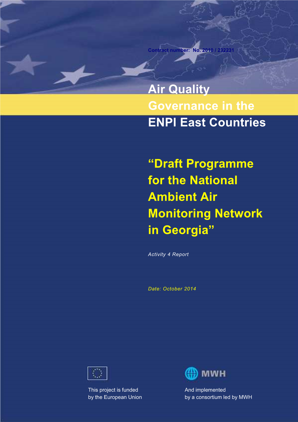 Draft Programme for the National Ambient Air Monitoring Network in Georgia”
