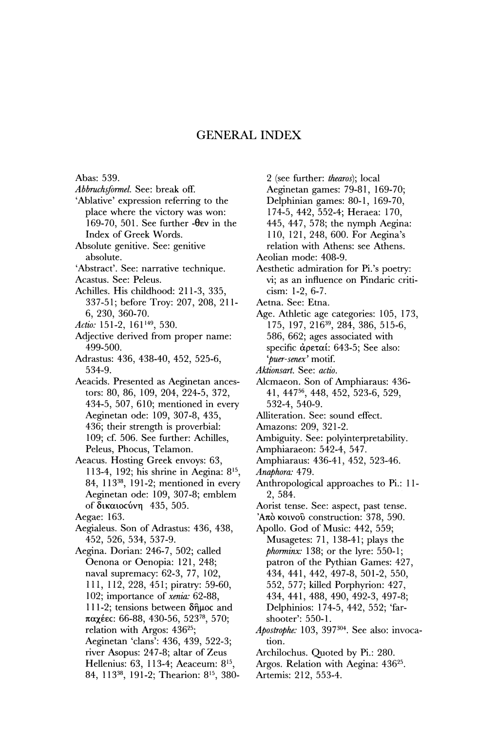 General Index