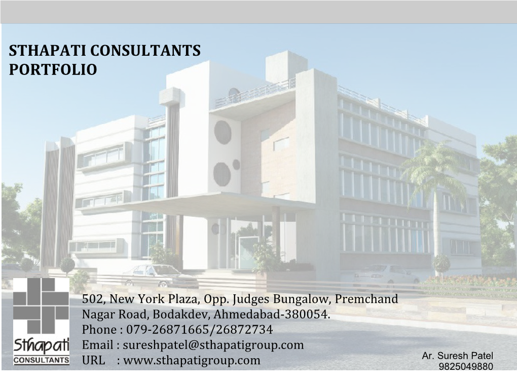 Sthapati Consultants Portfolio