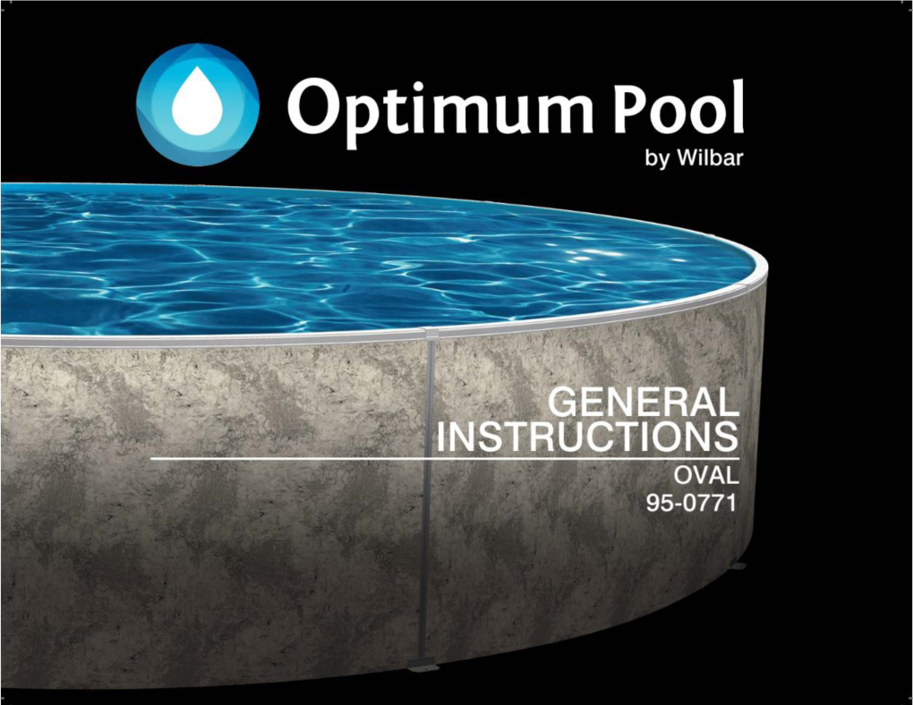 Optimum Pool General Instructions Oval