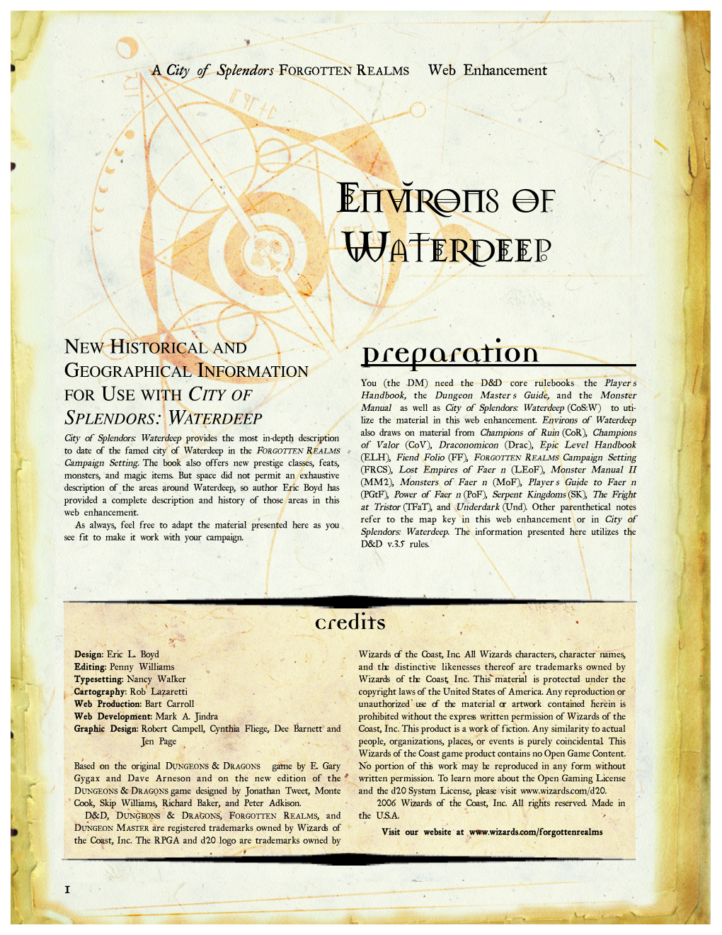 Environs of Waterdeep