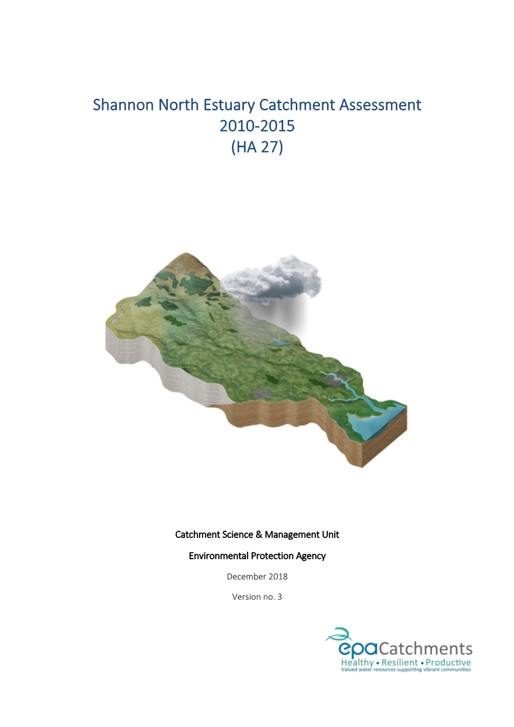 Shannon North Estuary Catchment Assessment 2010-2015 (HA 27)