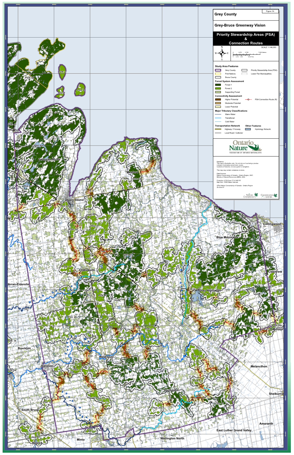 Grey County Priority Stewardship Area (PSA) 0 0 0 0