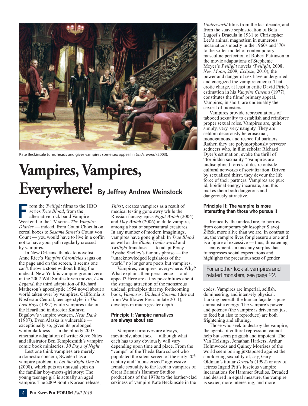 Vampires, Vampires, Everywhere! by Jeffrey Andrew Weinstock
