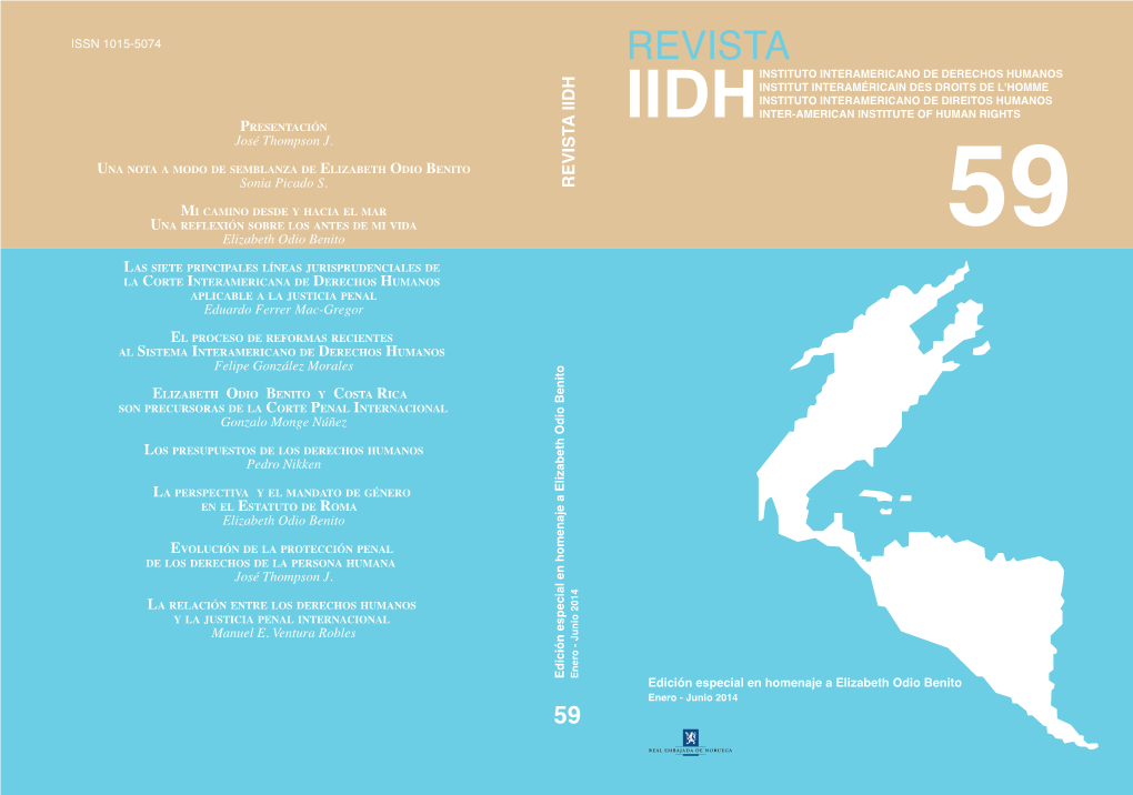 Descargue La Revista IIDH No. 59