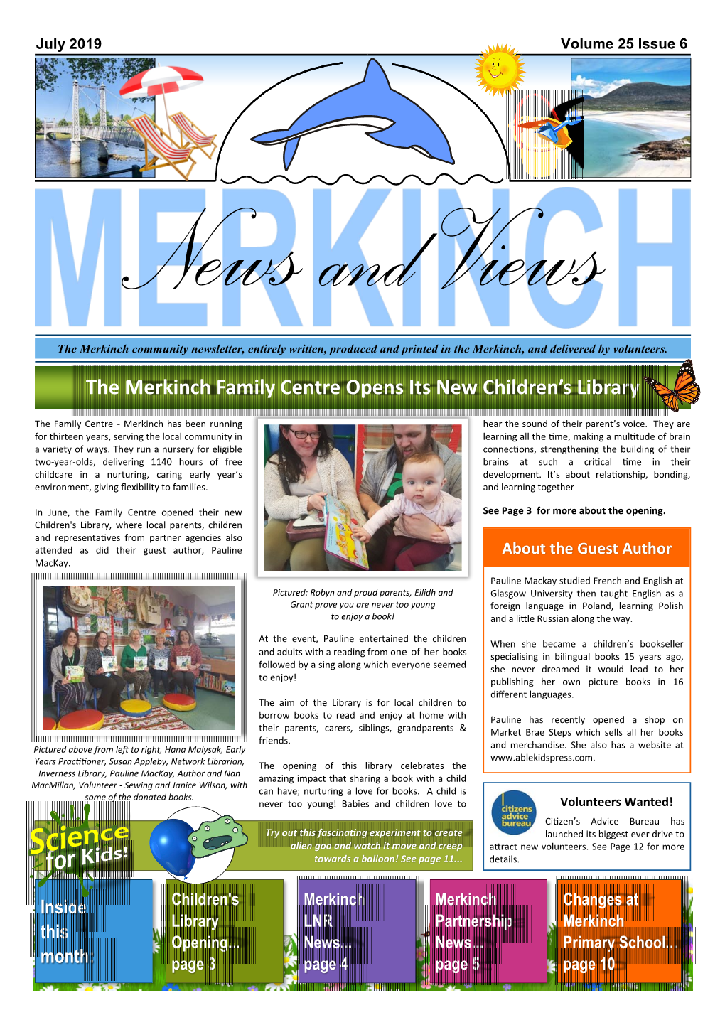 The Merkinch Family Centre Opens Its New Children's Library