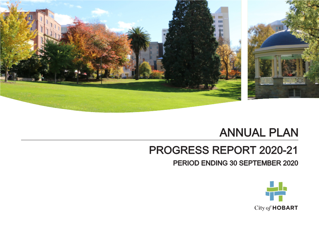 Item 6.2 2020-21 Annual Plan Progress Report Period Ended 30 Sept
