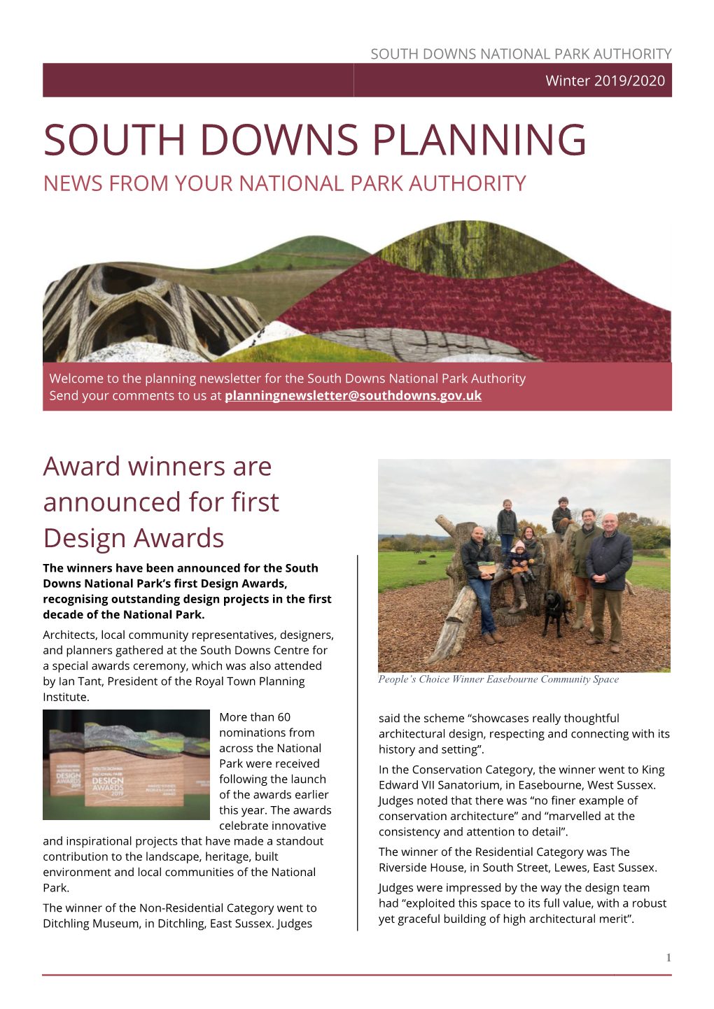 South Downs Planning News from Your National Park Authority