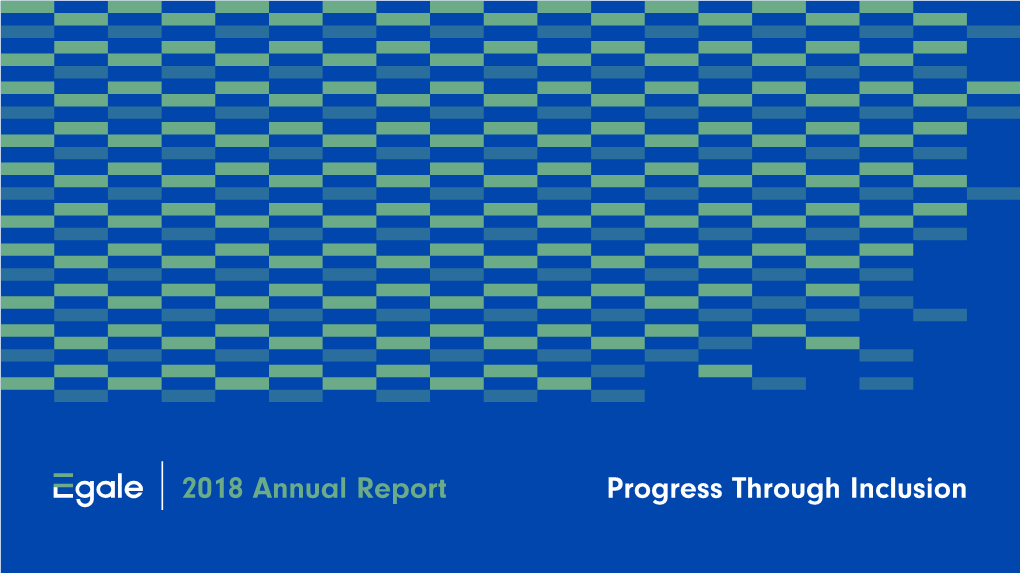 Progress Through Inclusion 2018 Annual Report