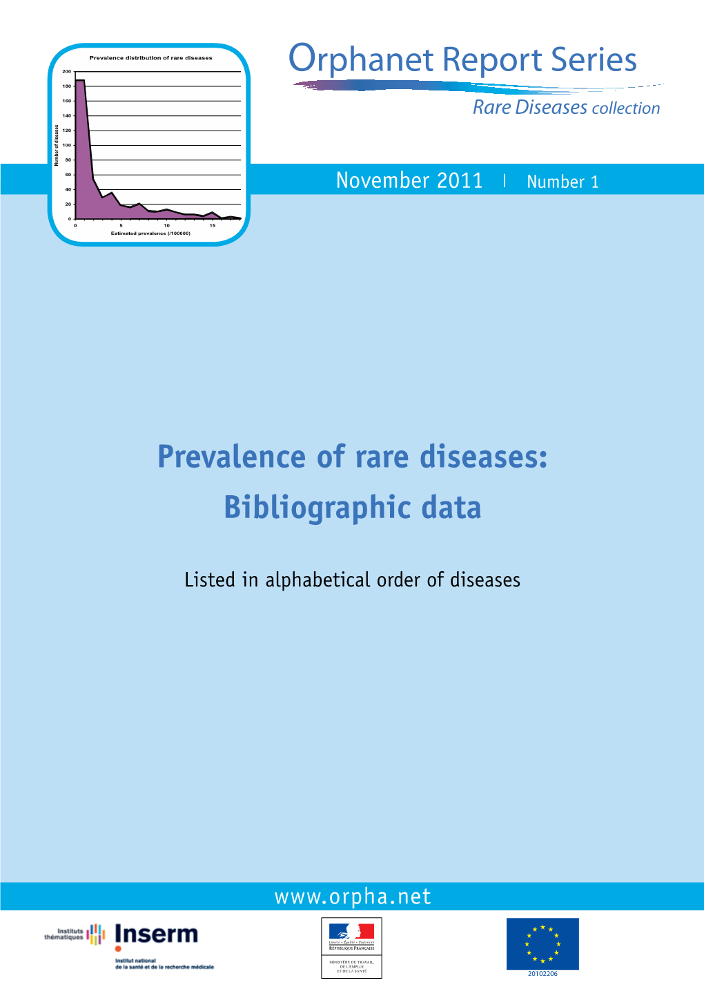 Orphanet Report Series 180 160 Collection 140 Rare Diseases