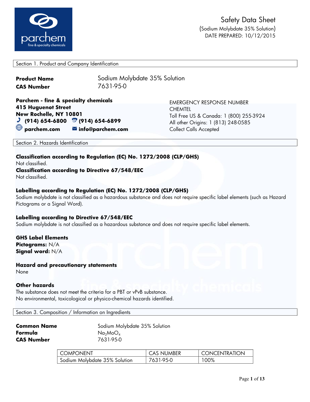 GHS Sodium Molybdate 35Pct Solution MSDS.Pdf