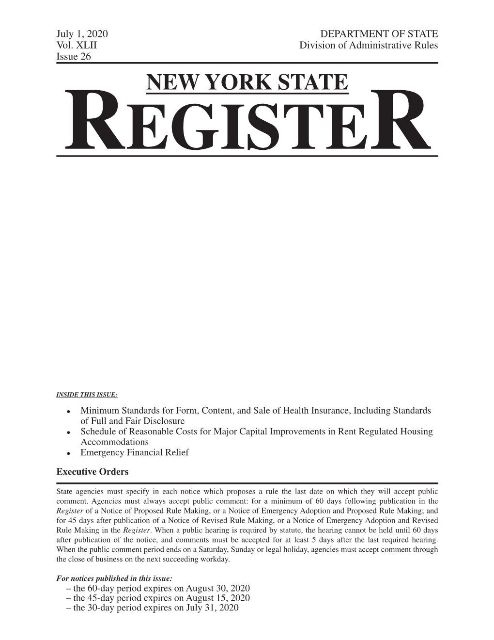 New York State Register