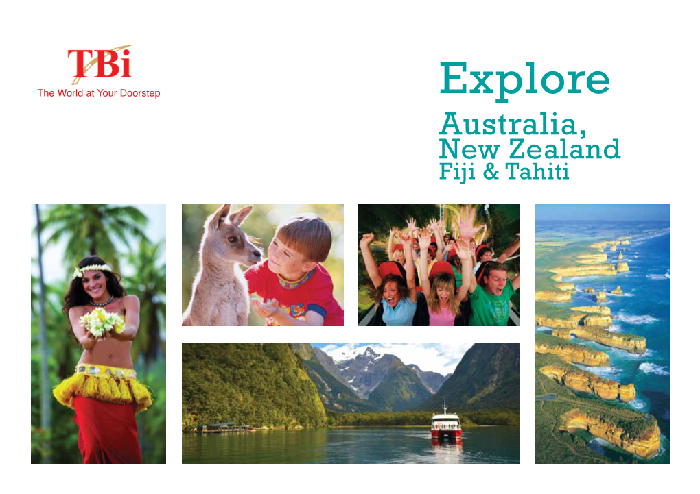 Explore Australia, New Zealand, Fiji & Tahiti