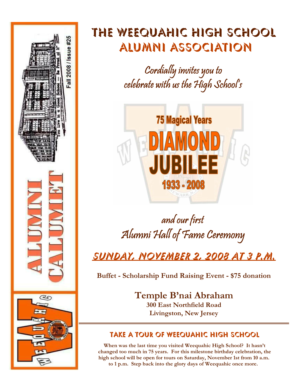 25-Weequahic Newsletter Fall 2008