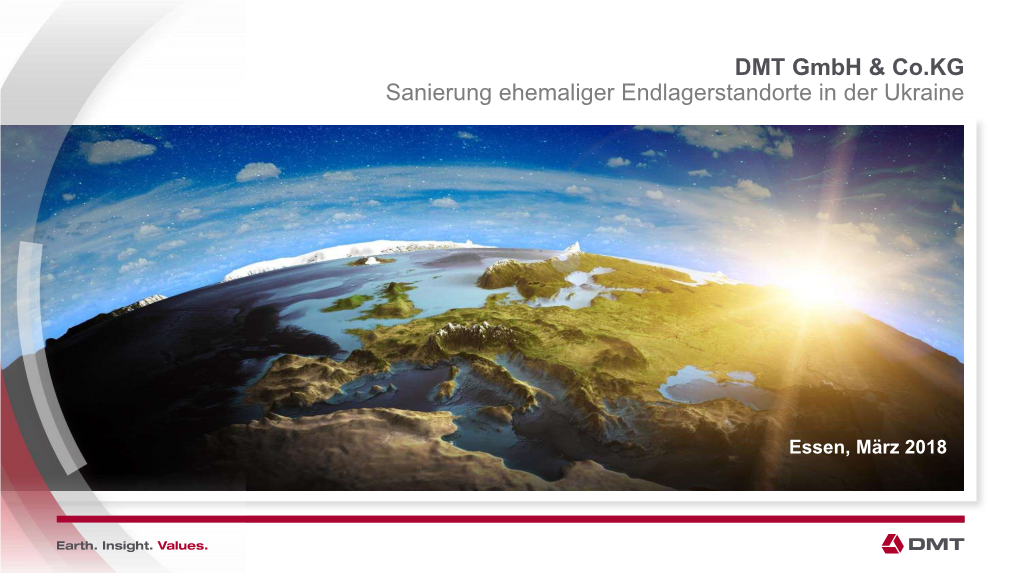 DMT Präsentation Titelseite Mit Bild Und Überlagerndem Schmuckbogen