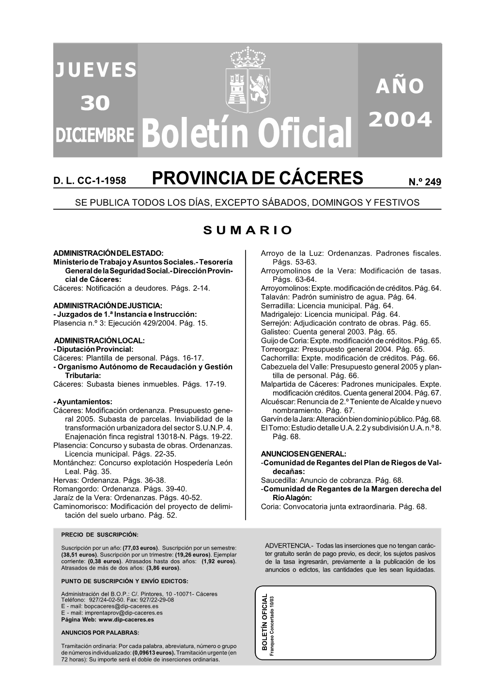 Boletín Oficial